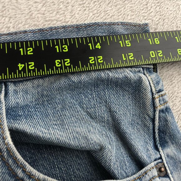 Levis Signature Mens Jeans Size 30x32 Loose Straight Leg Blue Denim Casual - Picture 5 of 14